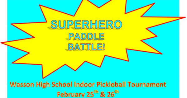 Superhero Paddle Battle logo