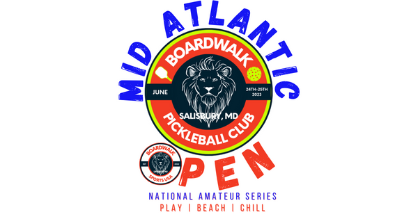 Boardwalk Pickleball's Mid-Atlantic Amateur Open Championships logo