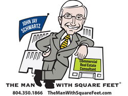 The Man with Square Feet logo