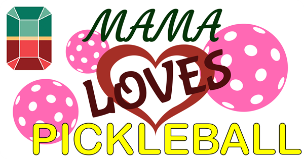 Mama Loves Pickleball logo
