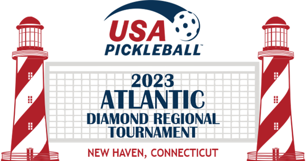 2023 USA Pickleball Atlantic Diamond Regional logo