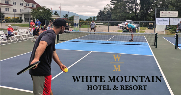 White Mountain Hotel & Resort Pickleball Tournament 2022 logo