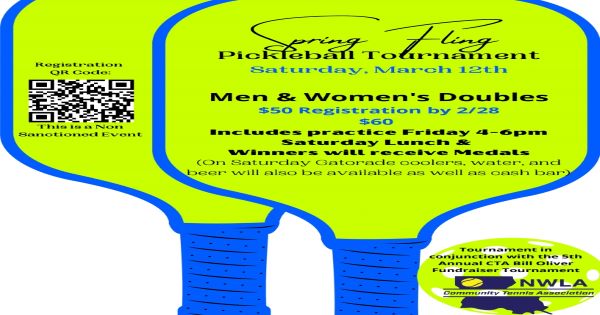 Bill Oliver Spring Fling Pickleball Fundraiser Tournament logo