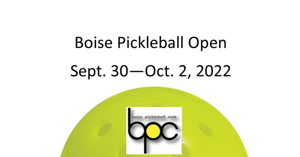 Boise Pickleball Open logo