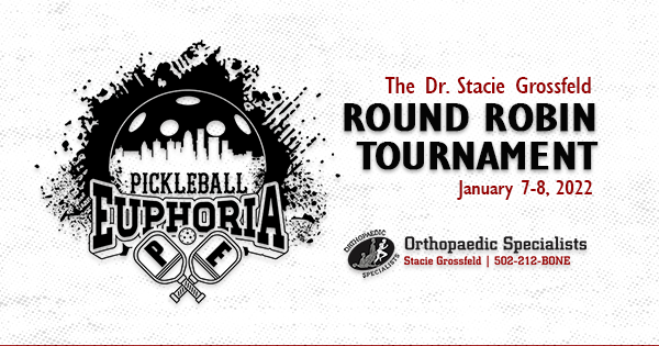 The Dr. Stacie Grossfeld Round Robin Tournament at Pickleball Euphoria logo