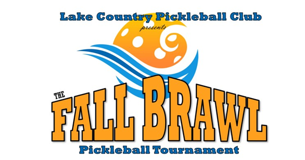Lake Country Pickleball Club Fall Brawl logo