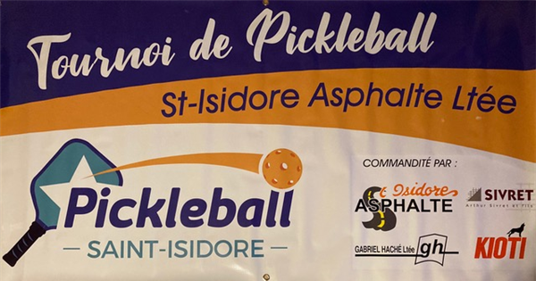 Tournoi de Pickleball St-Isidore Asphalte Ltée logo