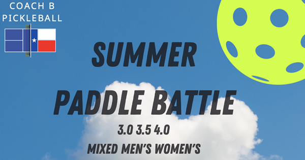 Coach B Pickleball Summer Paddle Battle @ Livonia Athletic District logo