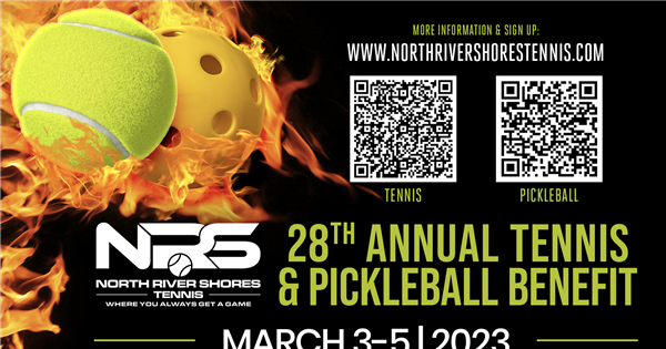 NRSTC's 28th Annual Tennis & Pickle Benefit logo