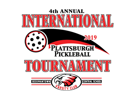 4th Annual International Plattsburgh Pickleball Tournament logo