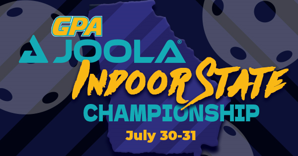 GPA 2022 Joola Indoor State Championships logo