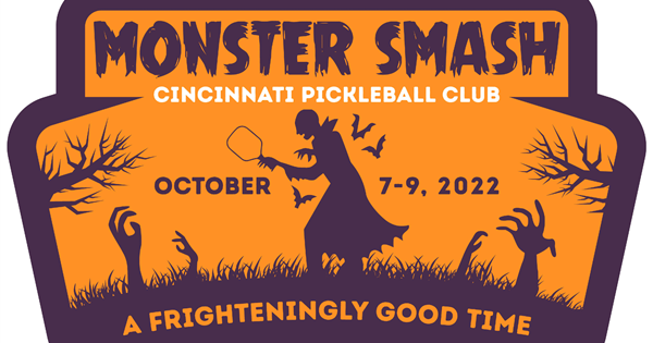Cincinnati Pickleball Club Monster Smash College Tournament logo