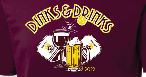 Carson City Dinks & Drinks Tournament logo