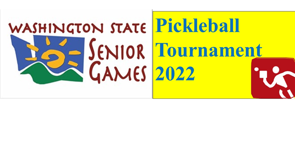 2022 Washington State Senior Games Pickleball Tournament logo