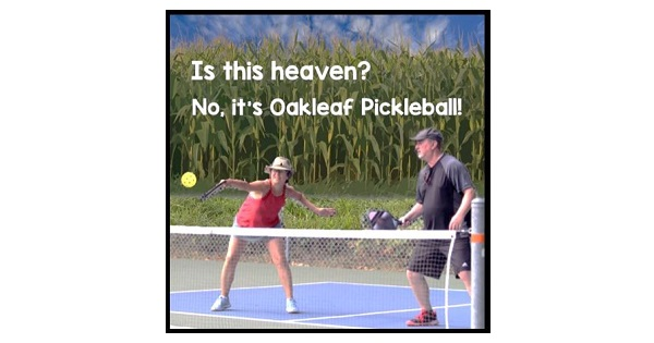 If You Build It They Will Come Oakleaf Pickleball Fundraiser logo