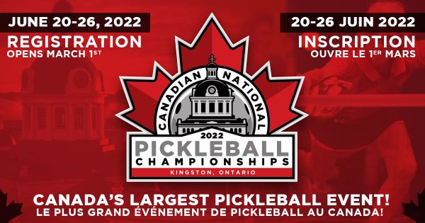 Pickleball Canada National Championship 2022 logo