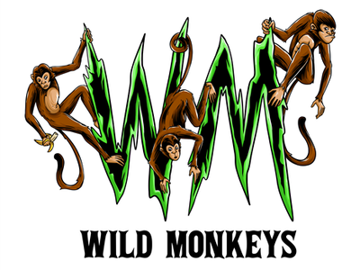 Wild Monkeys Pickleball logo