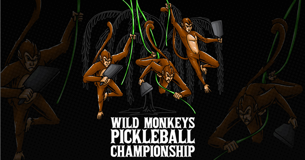 Wild Monkeys Pickleball Championship logo