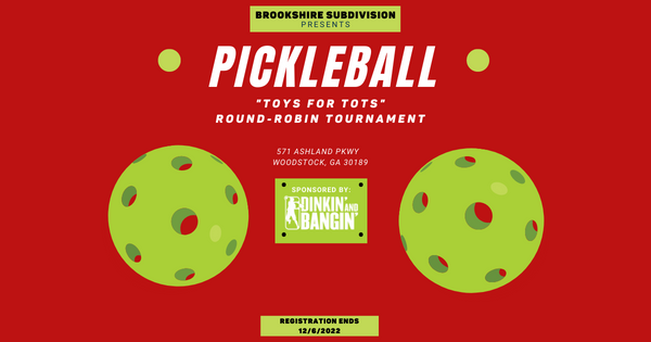 Brookshire Pickleball Tournament logo