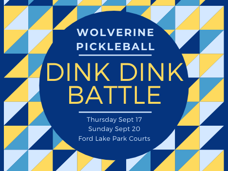 Wolverine Pickleball Dink Dink Battle logo