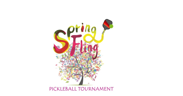 2022 Spring Fling Pickleball Tournament logo