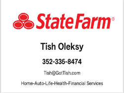 State Farm Tish Oleksy logo