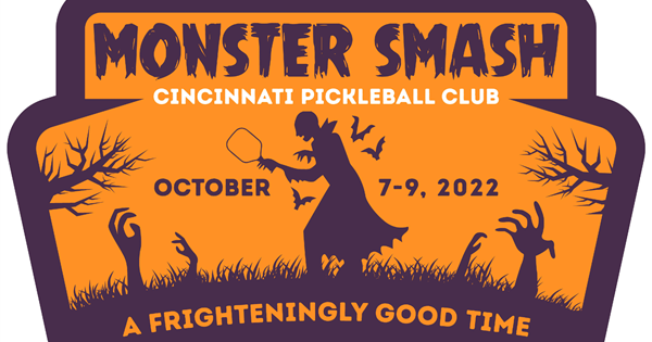 Cincinnati Pickleball Club Monster Smash logo