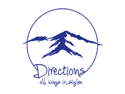 Directions all ways in styles logo